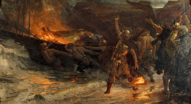Régészek cáfolták a lángoló viking temetkezési hajók mítoszát