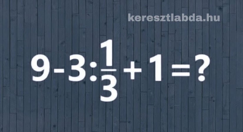 Matek feladat: három művelet egy sorban, melyikkel kezdesz?
