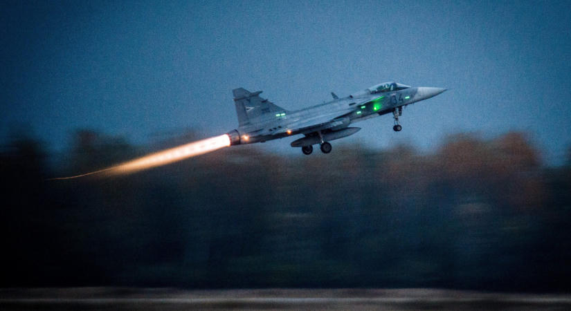 Lezuhant a Magyar Honvédség egyik Gripenje Szolnok mellett