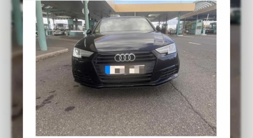 Körözött Audi személygépkocsit foglaltak le a rendőrök a röszkei határátkelőhelyen