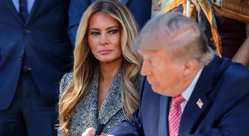 A Fehér Ház szerint Melania Trumpnak köszönhetjük a dél-ukrajnai Oleskiben életbe lépő tűzszünetet
