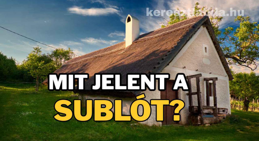 Tájszólás feladat: Mit hívtak sublótnak a nagyszüleink?