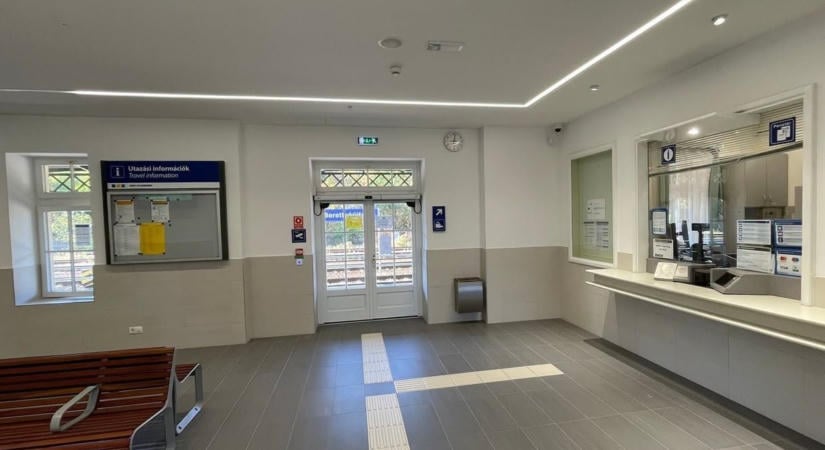 Befejeződött a berettyóújfalui vasútállomás felújítása