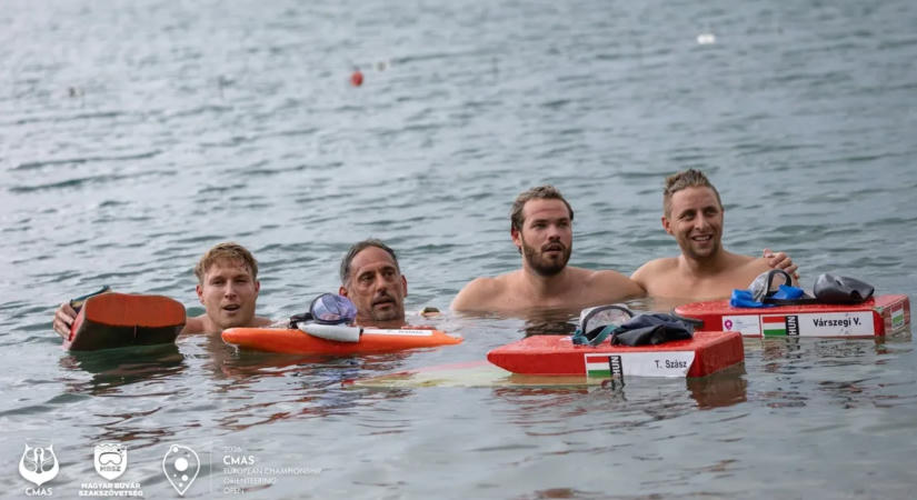 Történelmi magyar sikerek a gyékényesi búvárúszó Eb-n