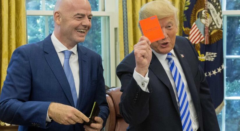 Elszabadult a piroslap-gate: az UEFA nyíltan nekiment a FIFA-nak Trump közbenjárása miatt