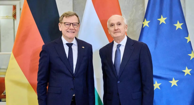 A német külügyminisztert fogadta Baka András