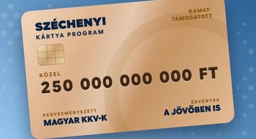 Közel 250 milliárd forintot fordít a kormány a Széchenyi Kártya Programra és az Agrár Széchenyi Kártya konstrukciókra