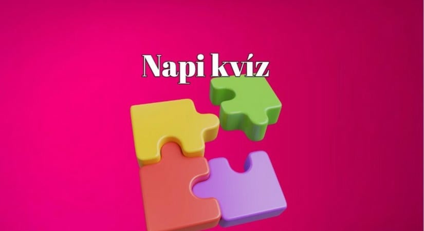 Ebben a zsenimágnes napi kvízben 10-ből legalább 5 ember eredményes. Neked is menni fog