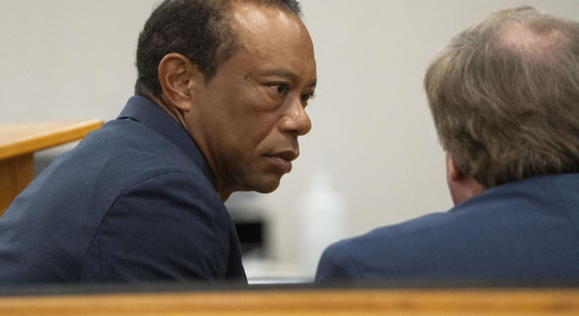Tiger Woods vádalkut kötött, elismerte bűnösségét márciusi autóbalesete ügyében