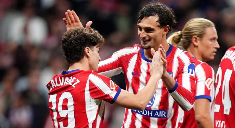 Három pontot ért Julián Álvarez első bajnoki gólja az Atlético számára