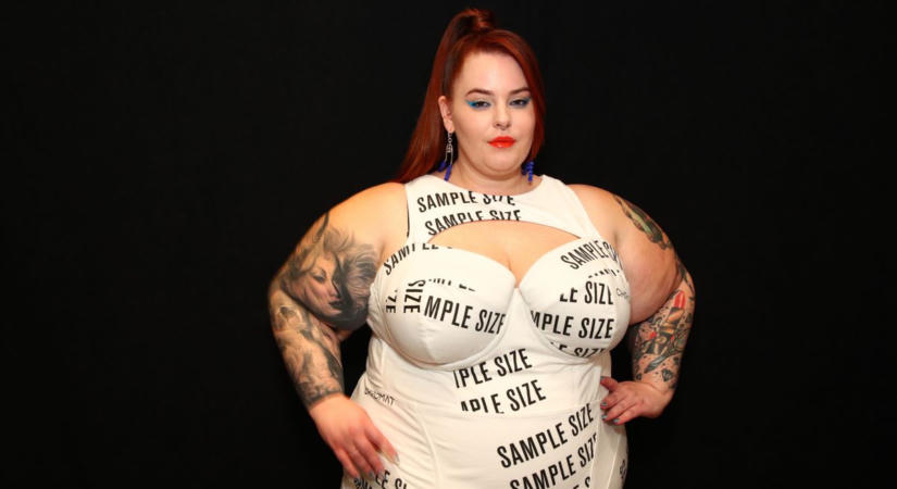 Tess Holliday félpucér képeken pózol  A közel 140 kilós plus size modell szinte mindent megmutatott: FOTÓK