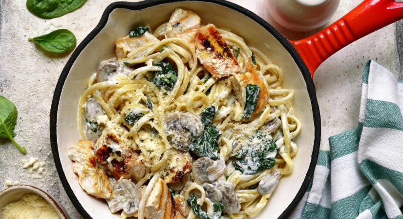 Mentes Anyu: Krémes gombás spagetti