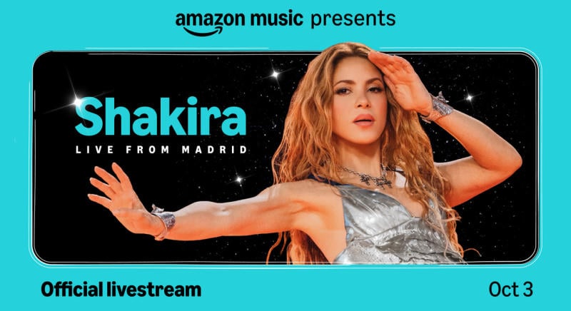 Shakira madridi koncertje nézettségi rekordot döntött