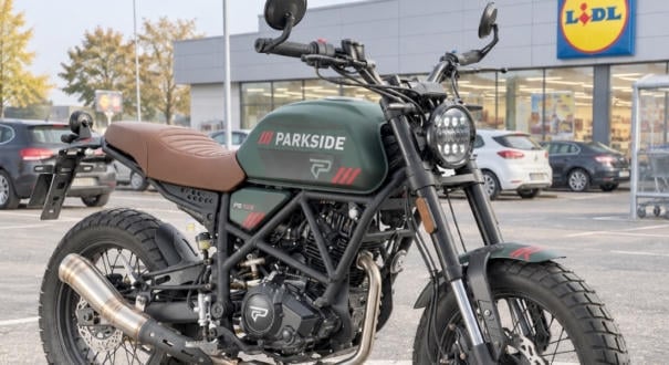Már motorokat is árul a Lidl? Itt az új scrambler egymillió forint alatt