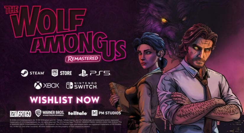 The Wolf Among Us Remastered: Bigby késni fog a Nintendo Switchen!