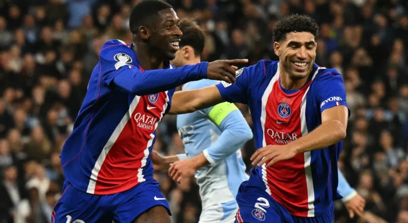 A PSG összeroppantotta a Cityt Manchesterben, majd Haaland duplázott