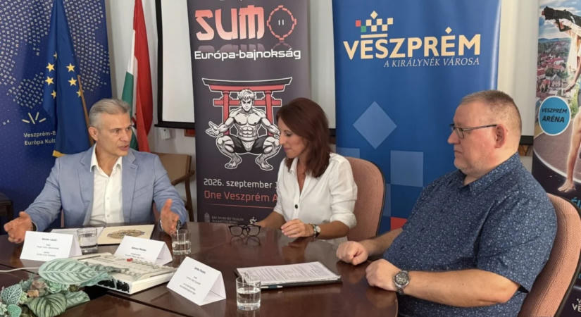 Veszprém két napra a kontinens szumóközpontjává válik