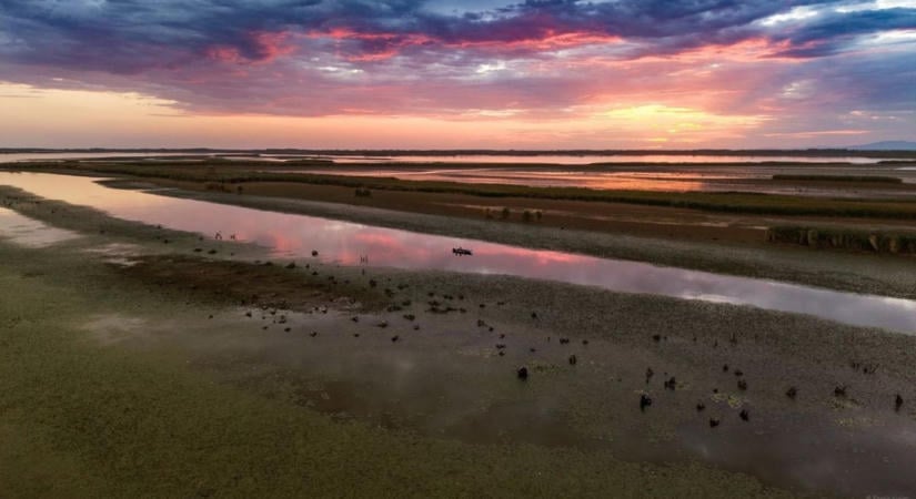 Ilyen tökéletes szivárványt ritkán látni – Fotón mutatjuk, hogyan koronázta meg az esős napot a Tisza-tó partján