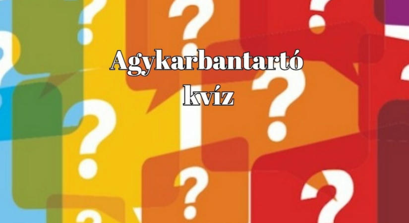 Minden nap kell egy kis frissítő agytorna. Legyen ez az egyik!