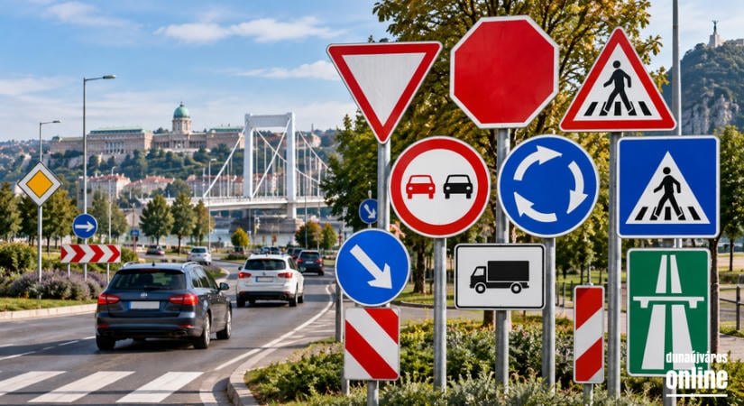 Formák és színek: mit üzen a KRESZ-tábla?