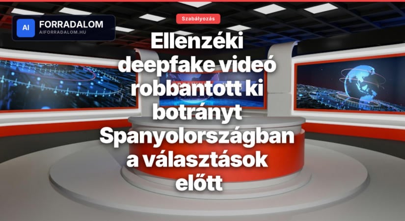 Ellenzéki deepfake videó robbantott ki botrányt Spanyolországban a választások előtt