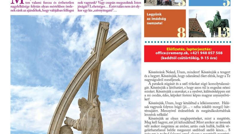 Szent István király ünnepére hangol a Remény hetilap