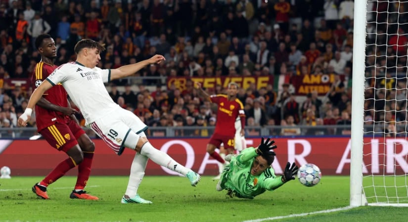 Az utolsó tíz percben kétgólos hátrányból fordított a Real Madrid Rómában.