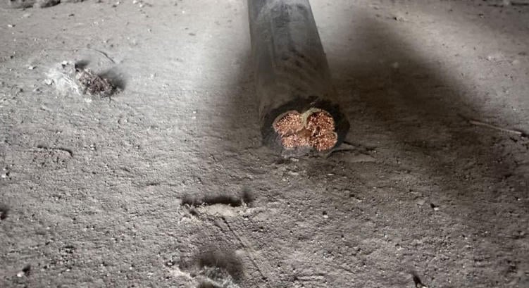 Még mindig lopják a rézkábelt egyesek