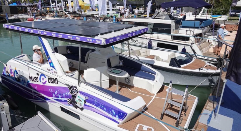 Pezseg a kikötő: több mint 80 hajóval elstartolt a 31. Balaton Boat Show Balatonkenesén (galéria  videó)