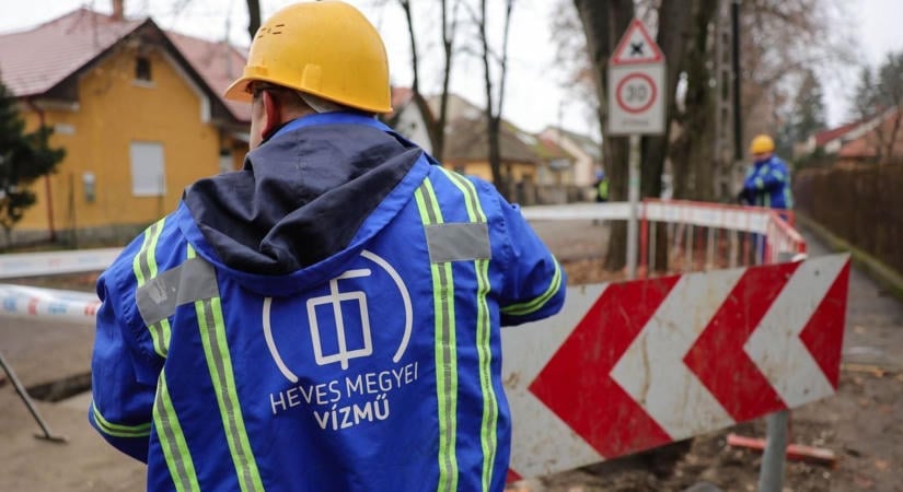 Csőtörés volt Egerben – így folytatódik a javítás és a hálózatrekonstrukció
