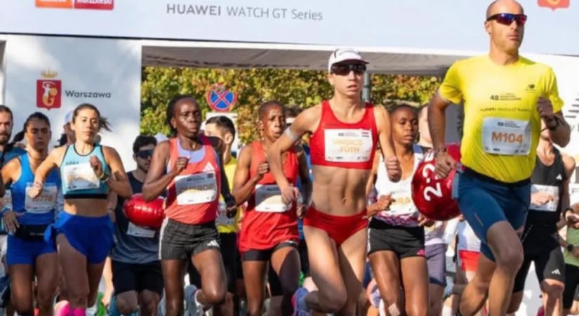 Vindics-Tóth Lili Anna új országos csúccsal nyerte a varsói maratonit