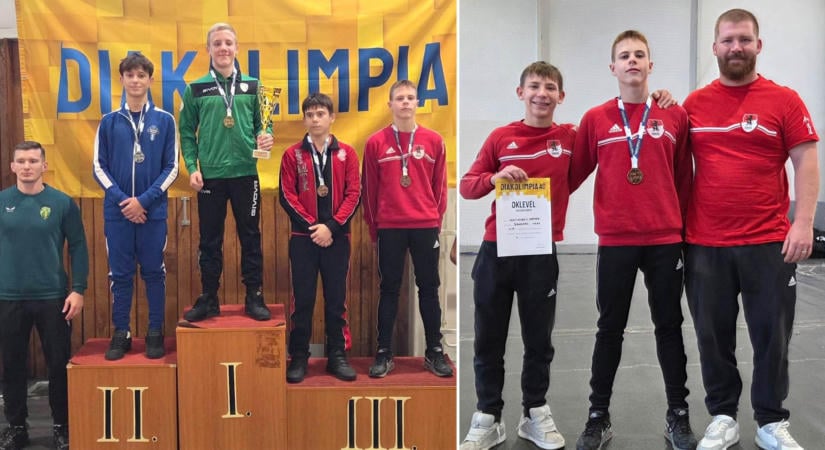 Bronzérmet szerzett Törzs Dániel az U13-as birkózó diákolimpia országos döntőjén