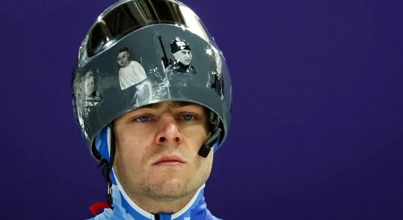 Botrány a téli olimpián az ukrán szkeletonos miatt