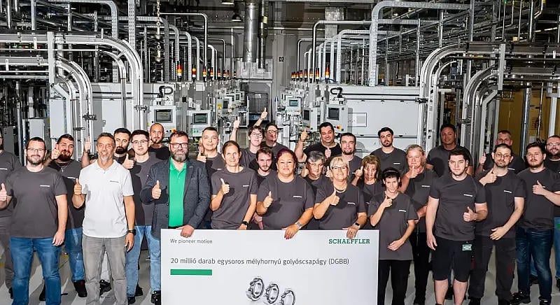 Húszmilliós mérföldkőhöz érkezett a debreceni Schaeffler