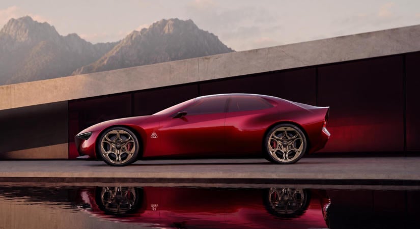 Az Alfa Romeo Cuorerosso megmutatja, milyen az olasz autódizájn új korszaka