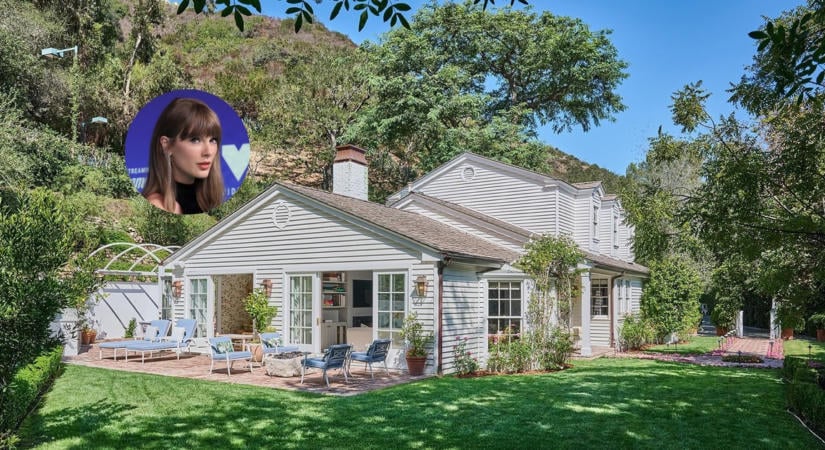 Döbbenetes luxus: milliárdokért árulják Taylor Swift egykori szerelmi fészkét, még Calvin Harris fája is ott virít a kertben - fotók