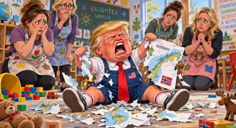 A mesterdiplomata Donald Trump szarfészeknek nevezte Norvégiát