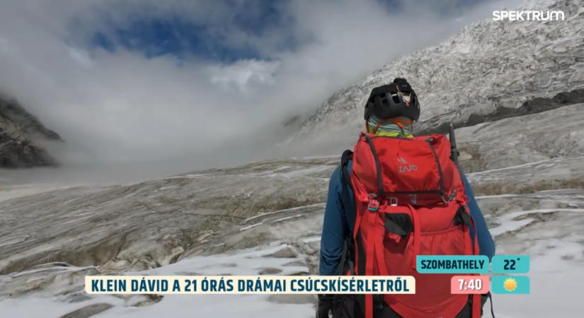 „A csúcs opcionális, a biztonságos hazatérés kötelező” – 50 méterre a csúcstól fordult vissza Klein Dávid