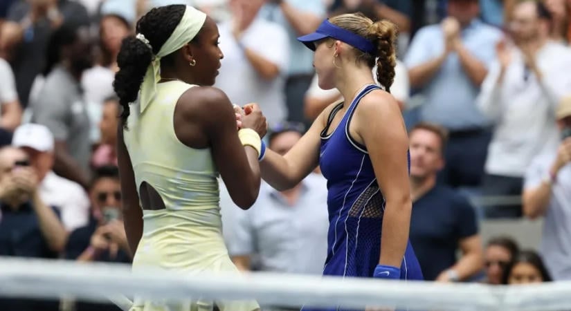 Andrejevának voltak meccslabdái, mégis Gauff jutott az elődöntőbe