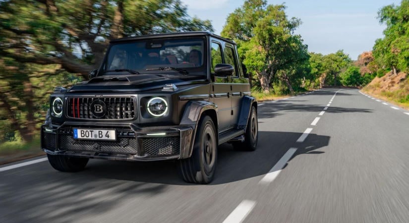 900 lóerős nyitott tetős új Mercedes kockaterepjáró