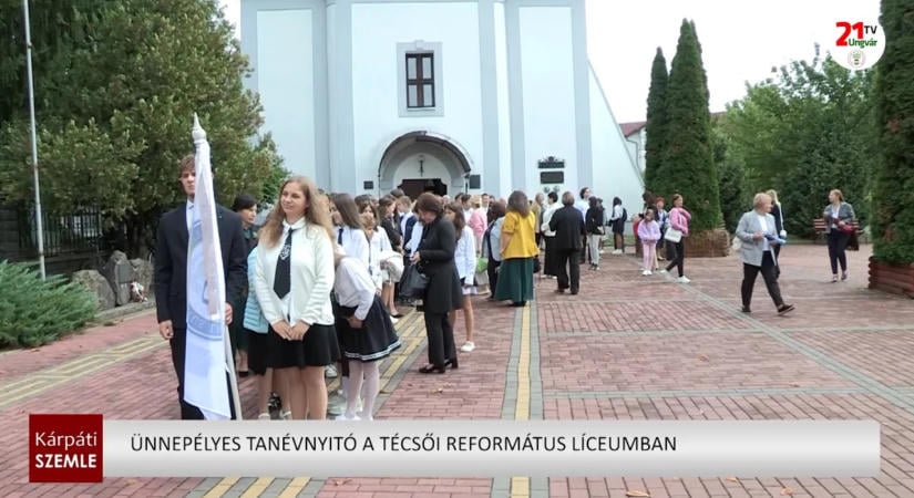 Ünnepélyes tanévnyitó a Técsői Református Líceumban (videó)