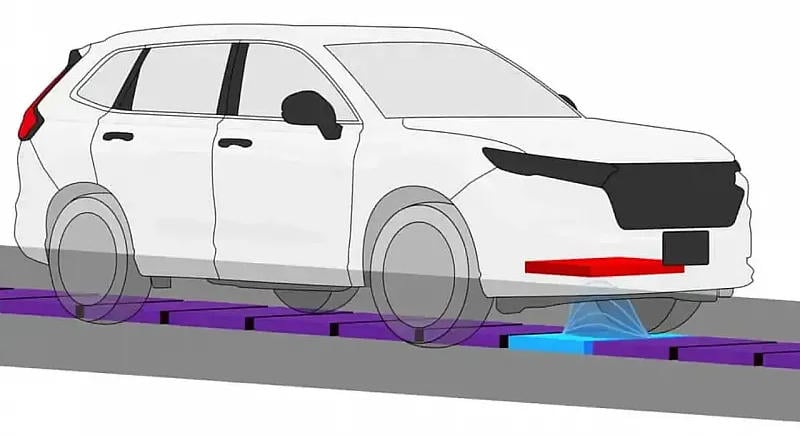 Olyan utat épít a Honda, amely menet közben tölti az autót