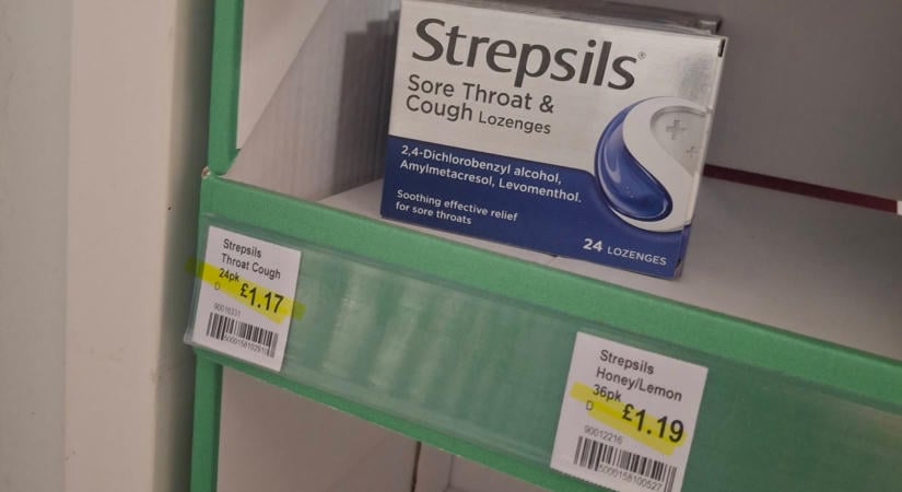 5799 forintos Strepsils, 1,19 fontos bristoli ár: megkerestük a kamarát