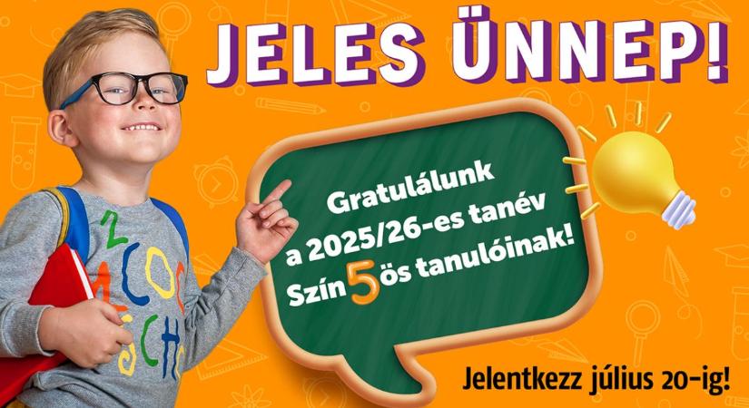 A tanévet kitűnő bizonyítvánnyal zárta a gyerek? Mutatjuk, milyen különleges családi programokat nyerhet!