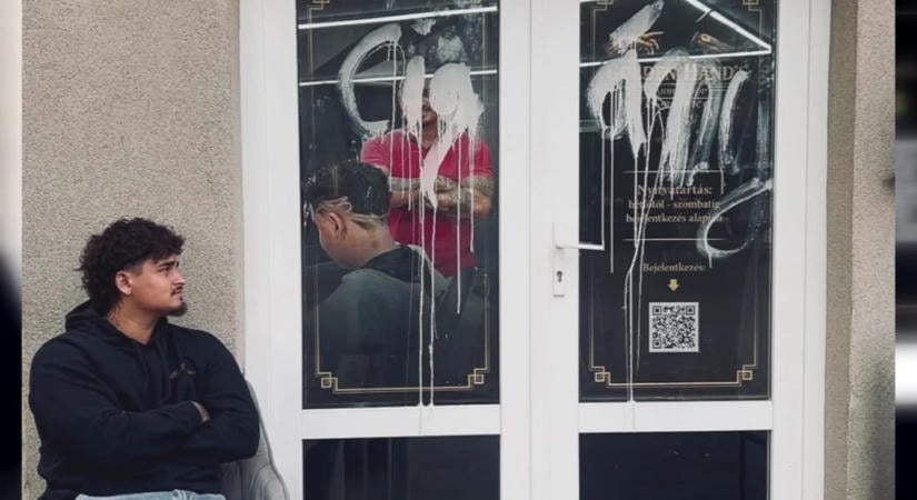 Országos összefogás indult Mihácsi Patrik mellett, miután megrongálták győri barberüzletét