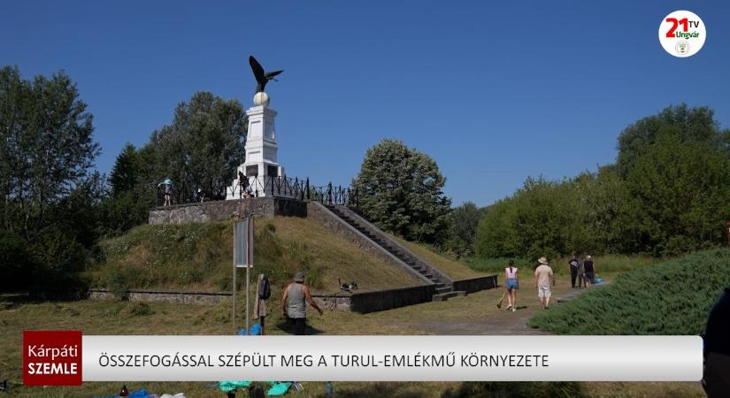 Összefogással szépült meg a Turul emlékmű környezete (videó)