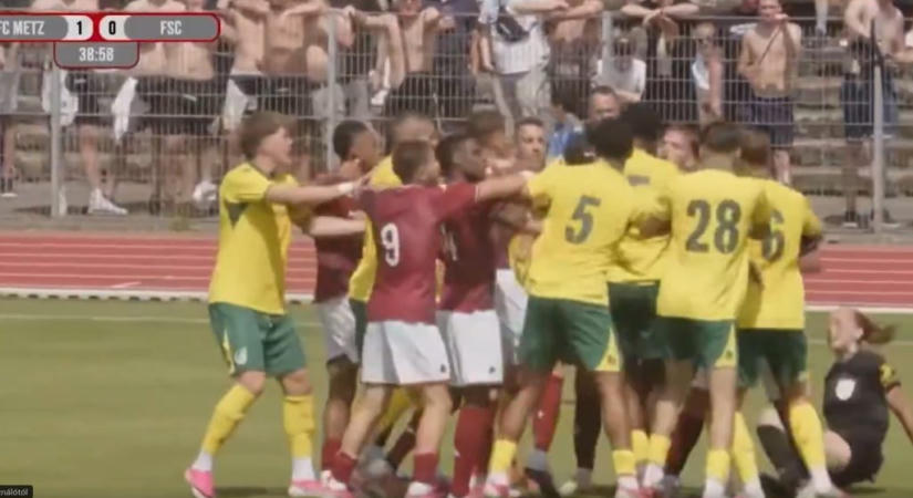 Agyrázkódást szenvedett a bíró, aki rendet akart tenni a kakaskodó focisták között