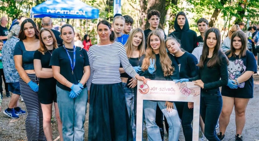 Az összefogás kiváló példája nyomán lett tisztább Dunaújváros