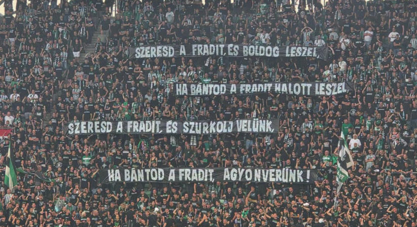 “Ha bántod a Fradit, agyonverünk!” – fenyegető üzeneteket tettek közzé a ferencvárosi szurkolók