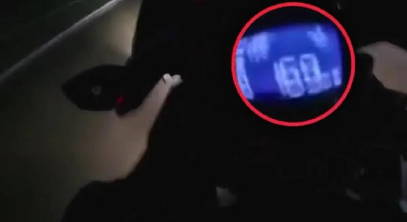 Integetve hergelte a rendőröket a 200 kilométer/órával száguldó motoros – ez történt utána